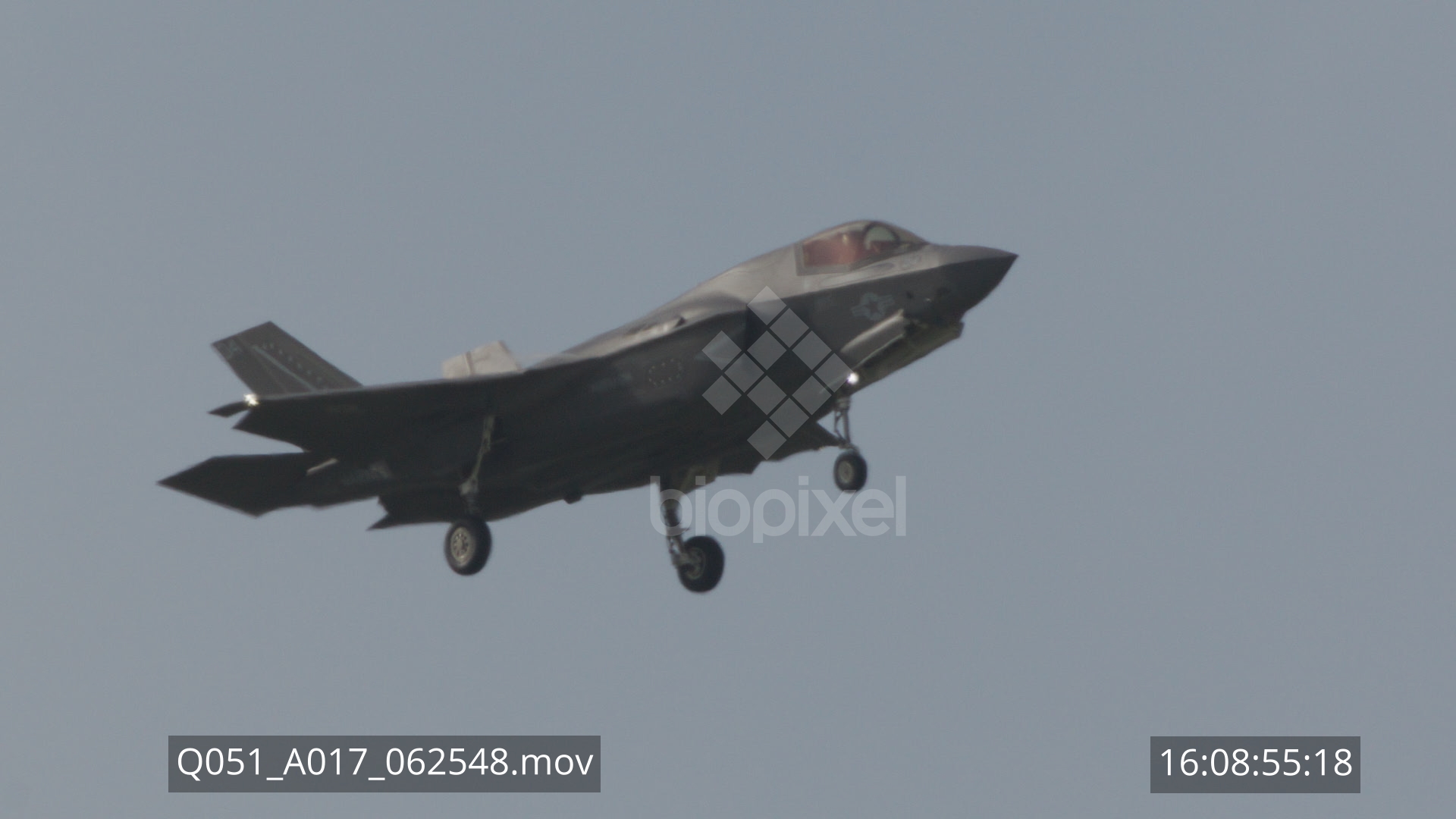 Aircraft – F-35B VFMA-214 flying and landing in slow motion 240 frames per second 4K 4